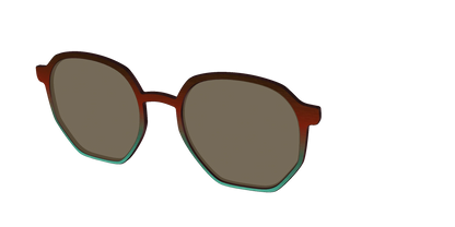 The Polarized Mahogany to Juniper Woodgrain Sun Top