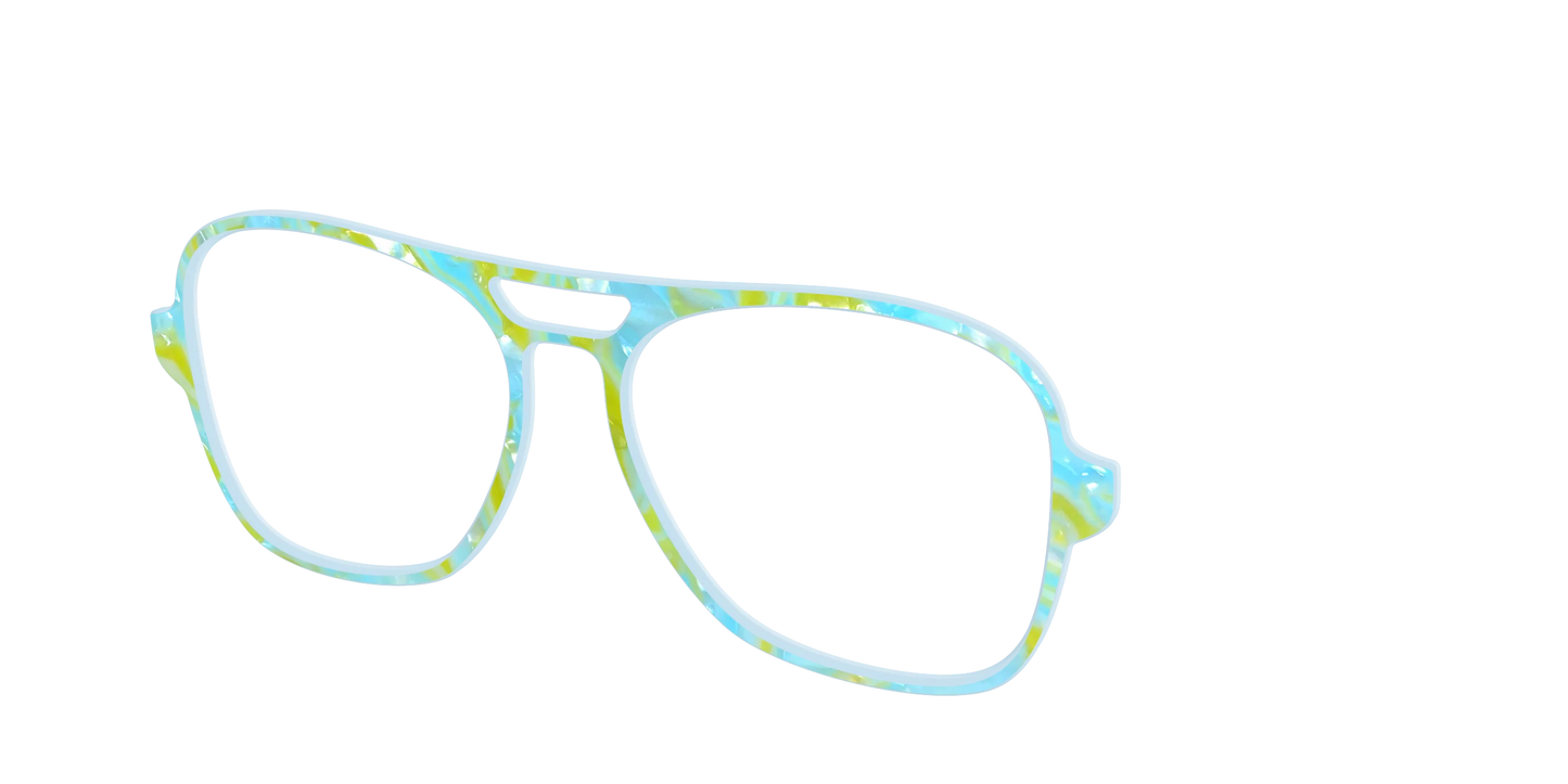 The Blue Lemonade Pearl Marble