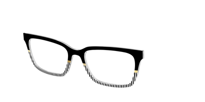 The Chic Stripes Crystal with Gold Foil