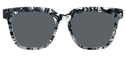The Polarized Zebra Pearl Split Sun Top