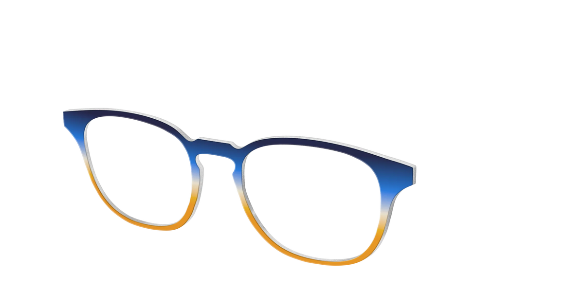 The Royal Blue to Gold Gradient