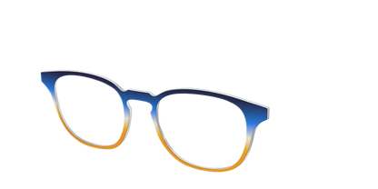 The Royal Blue to Gold Gradient
