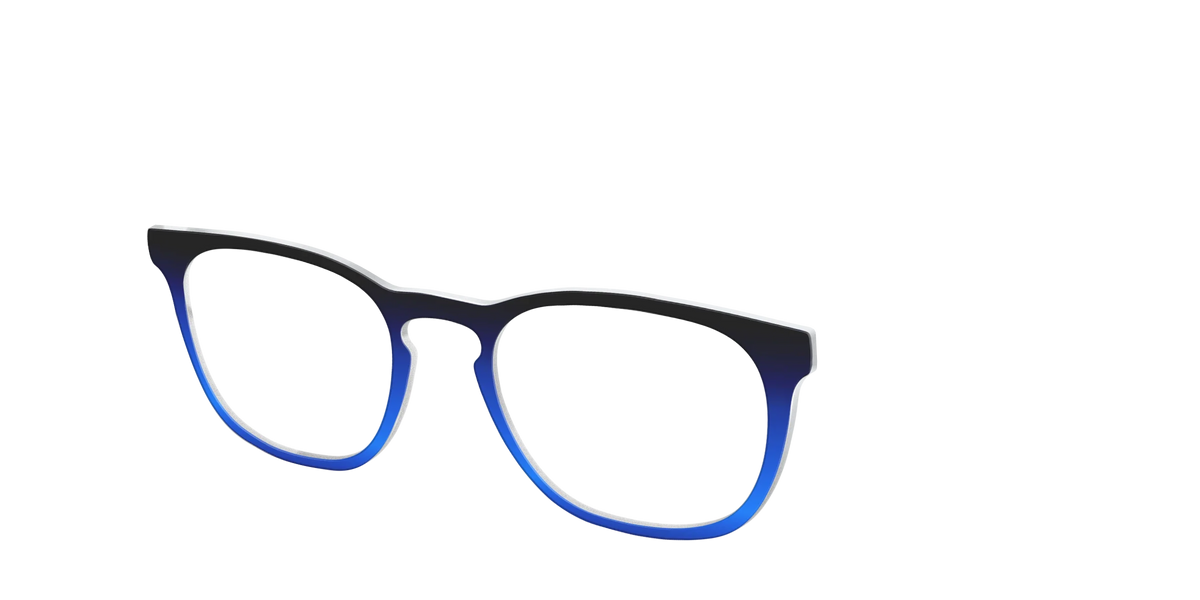 The Black to Blueberry Gradient
