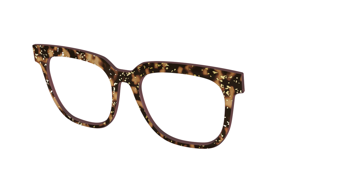 The Sandalwood Tortoise with Gold Foil