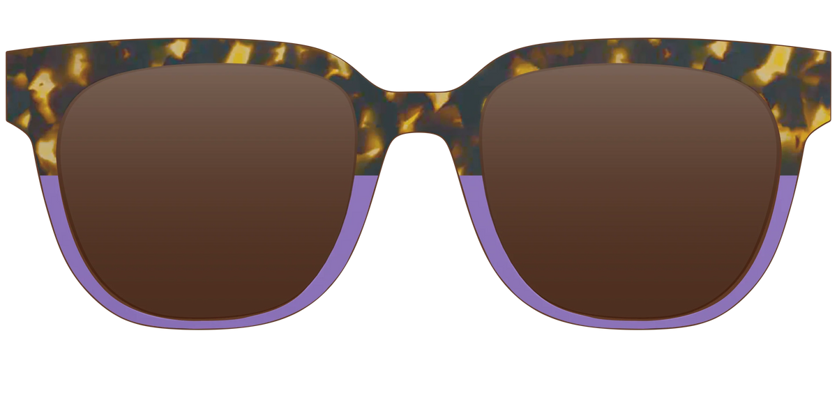 The Polarized Lavender Tortoise Split Sun Top