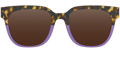 The Polarized Lavender Tortoise Split Sun Top