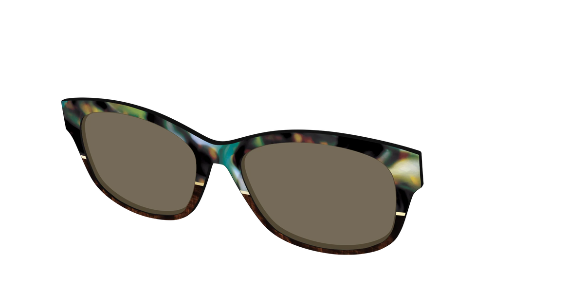 The Polarized Mirage Split with Gold Foil Sun Top