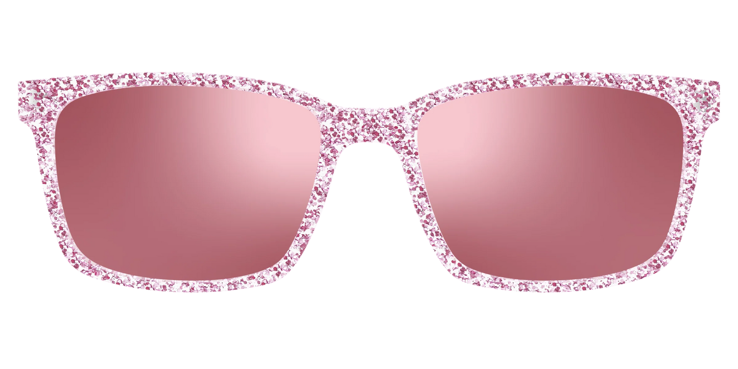 The Polarized Rose Gold Sparkle Sun Top