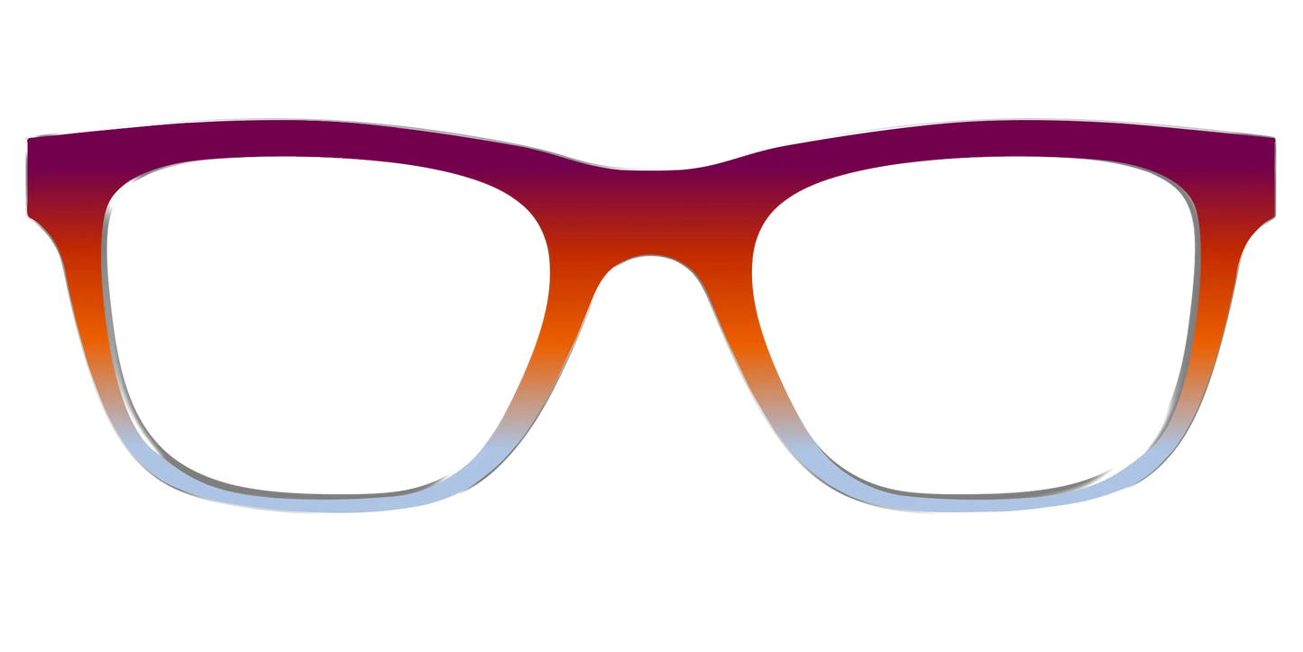 The Raspberry to Periwinkle Gradient