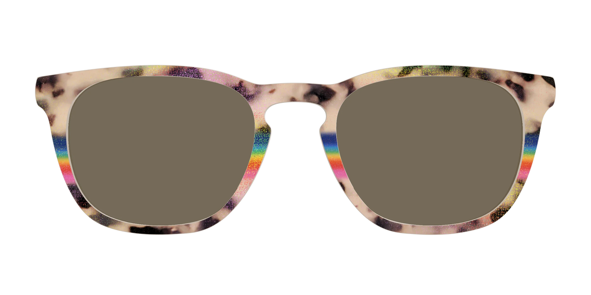 The Polarized Prism Split Tortoise Sun Top