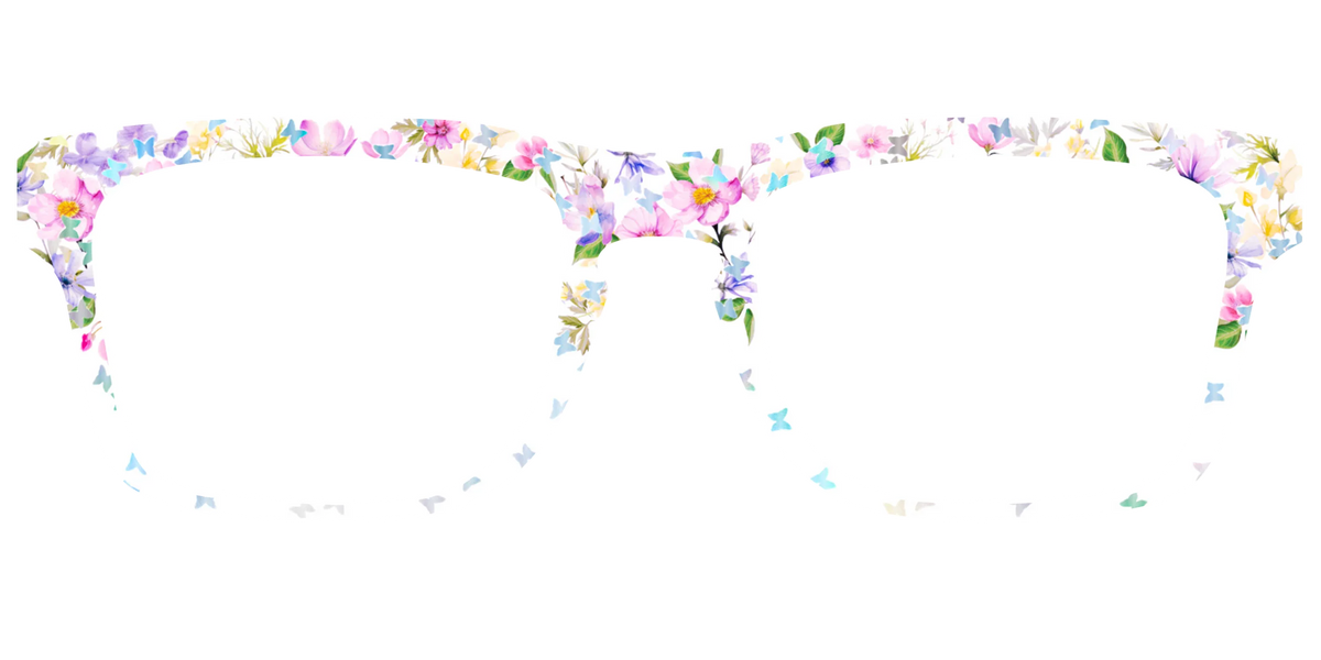 The Delicate Flower Crown with Butterfly Glitter