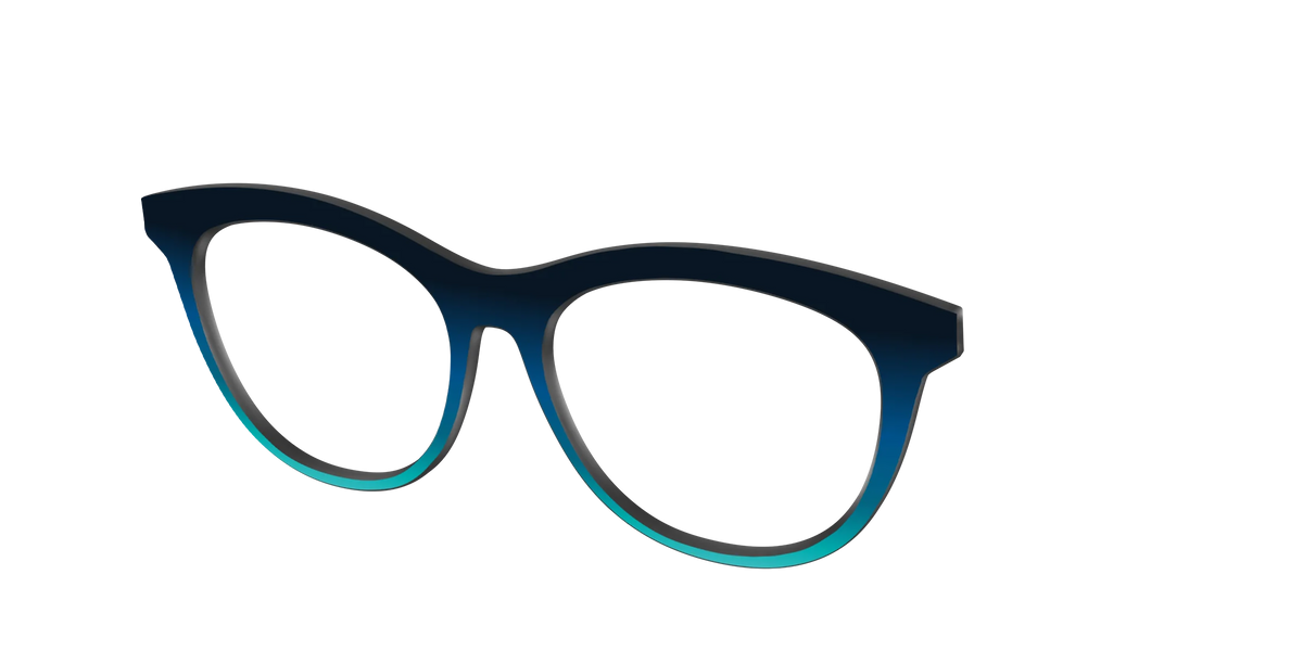 The Royal Blue to Seafoam Gradient