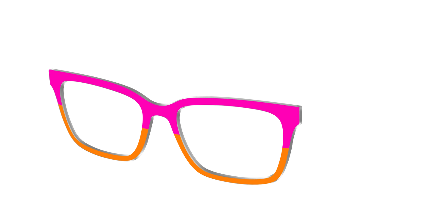 The Cerise and Tangerine Split