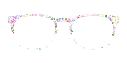 The Delicate Flower Crown with Butterfly Glitter