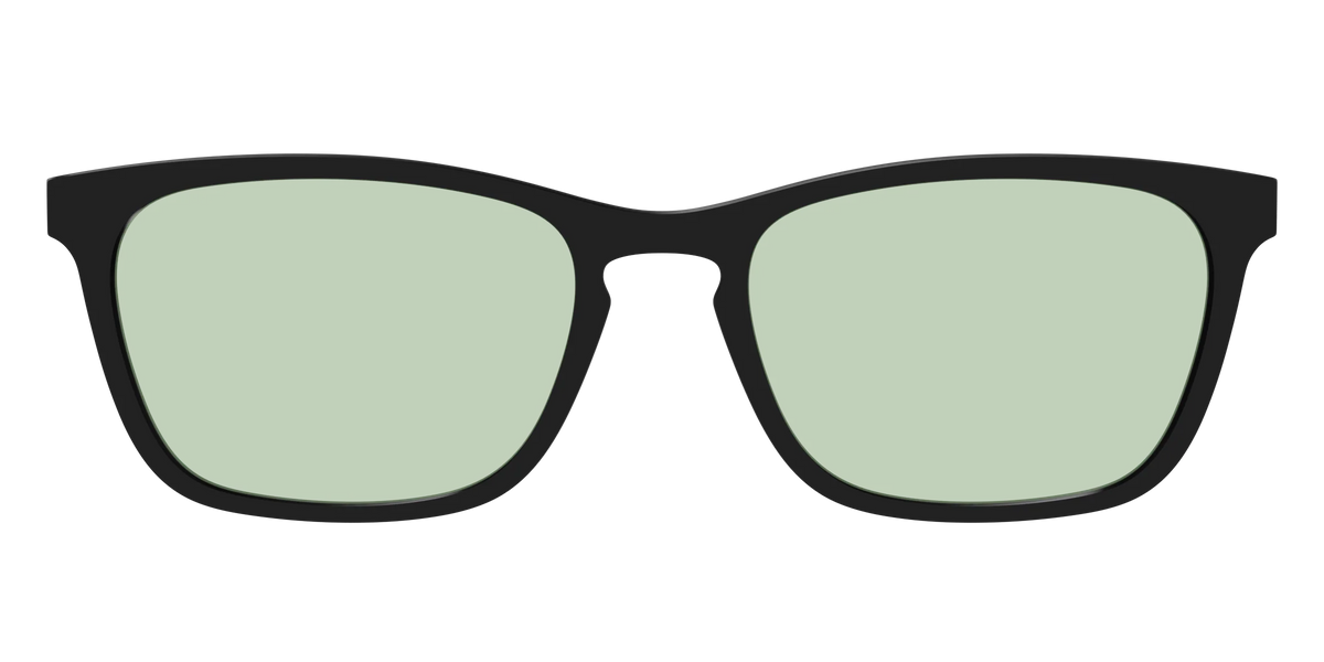 The Black With Sage Green Lens
