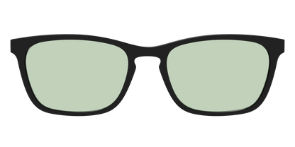 The Black With Sage Green Lens