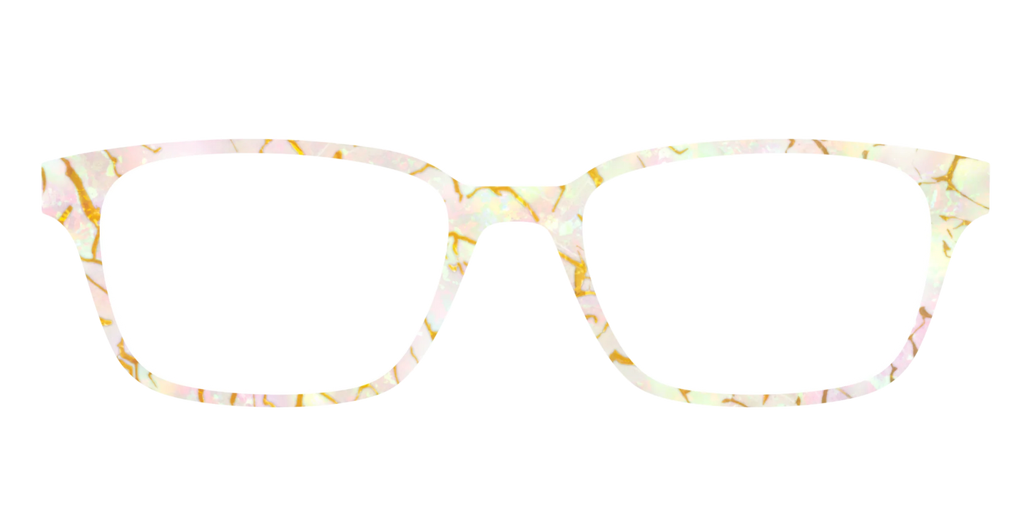 The Opalescent Pearl with Gold Streaks
