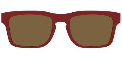 The Polarized Burgundy Sun Top