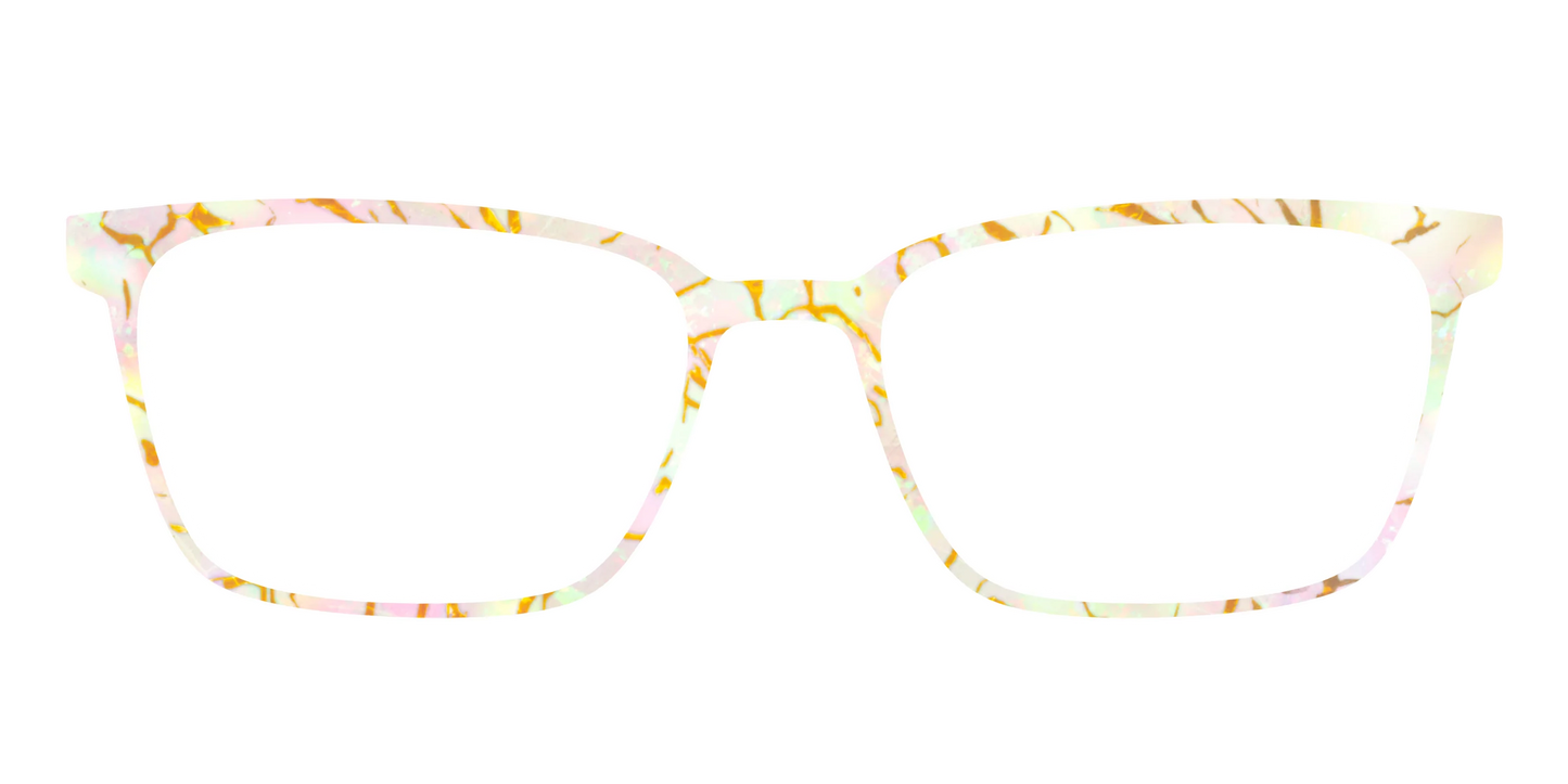 The Opalescent Pearl with Gold Streaks