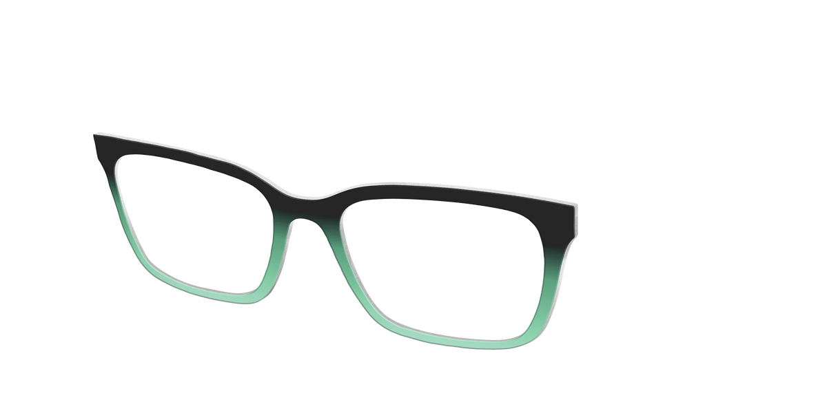 The Black to Spearmint Gradient