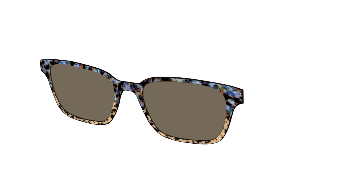The Polarized Oasis Tortoise Split Sun Top