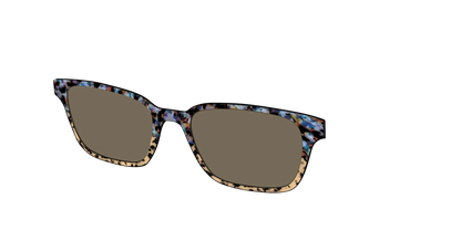 The Polarized Oasis Tortoise Split Sun Top