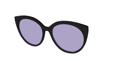 The Black With Celestial Purple Lens