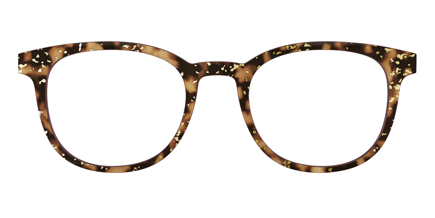 The Sandalwood Tortoise with Gold Foil