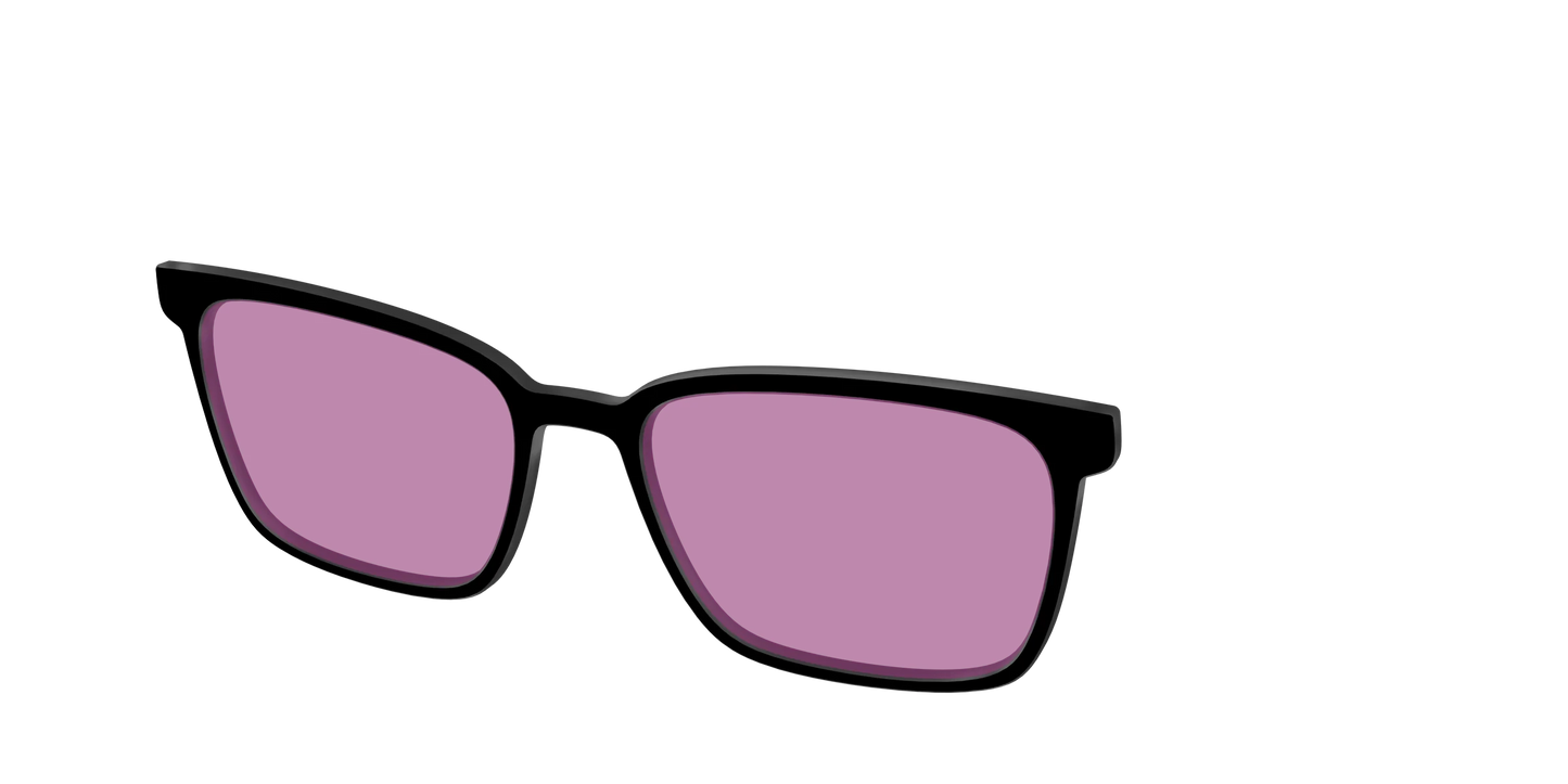 The Black with Pink Racquet Sport Lens
