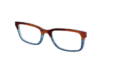 The Blue Wood Waves Crystal