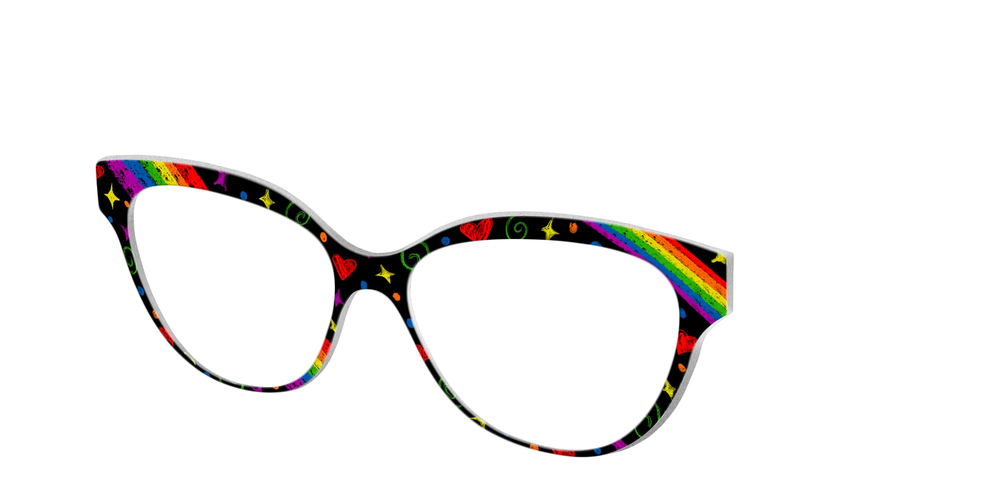 The Rainbow Chalk Doodles
