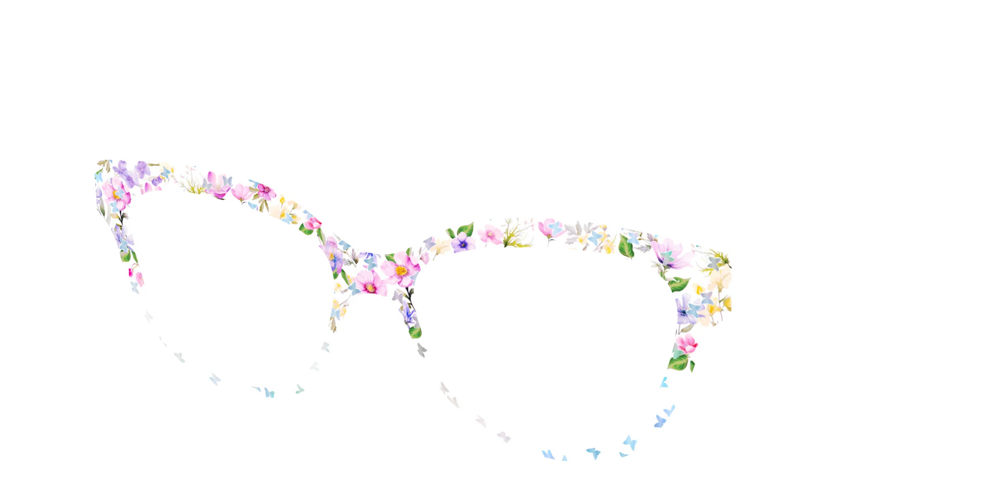 The Delicate Flower Crown with Butterfly Glitter