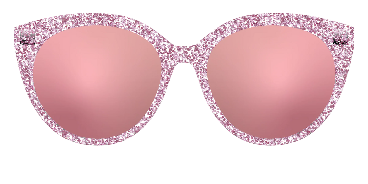 The Polarized Rose Gold Sparkle Sun Top
