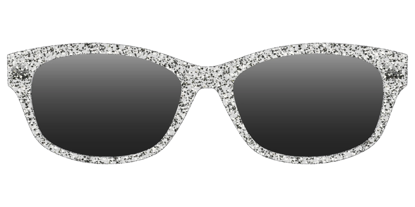 The Polarized Silver Sparkle Sun Top