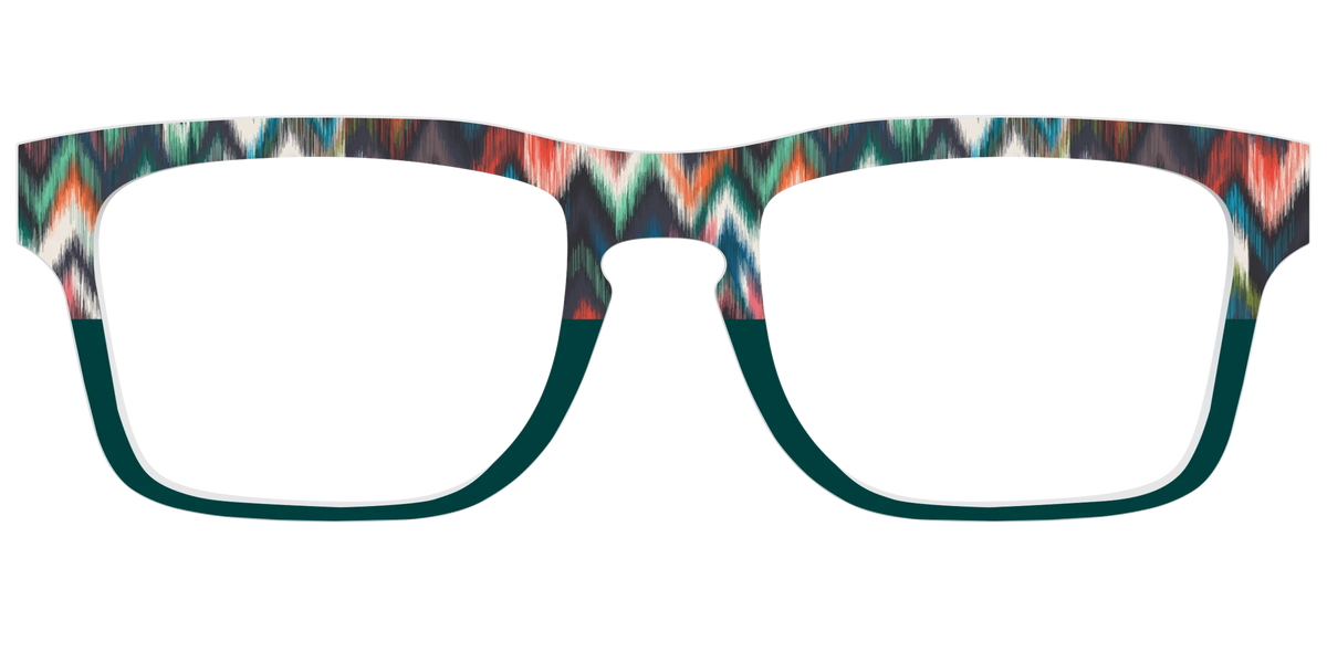 The Teal Ikat Split