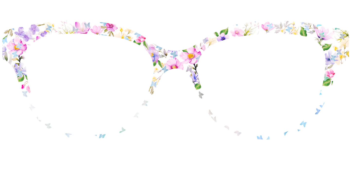 The Delicate Flower Crown with Butterfly Glitter
