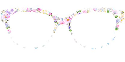 The Delicate Flower Crown with Butterfly Glitter
