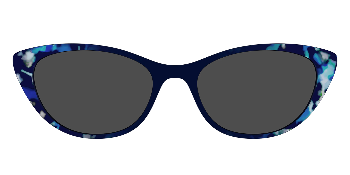 The Polarized Indigo Tortoise Sun Top