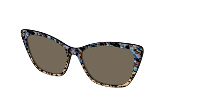The Polarized Oasis Tortoise Split Sun Top