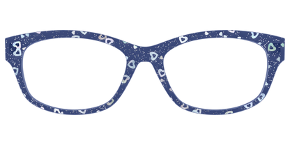 The Denim Heart Glitter Crystal