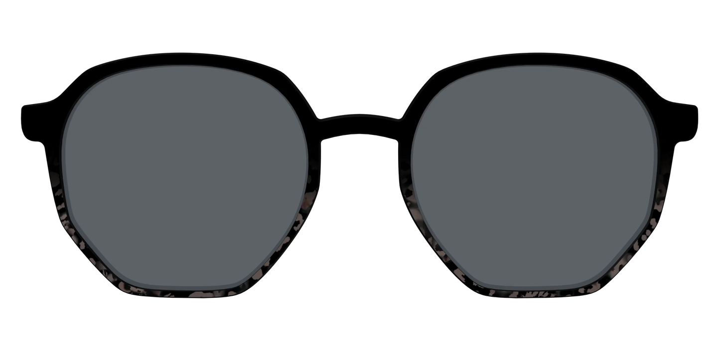 The Polarized Shaded Tortoise Sun Top