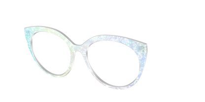 The Iridescent Pearl Marble Crystal
