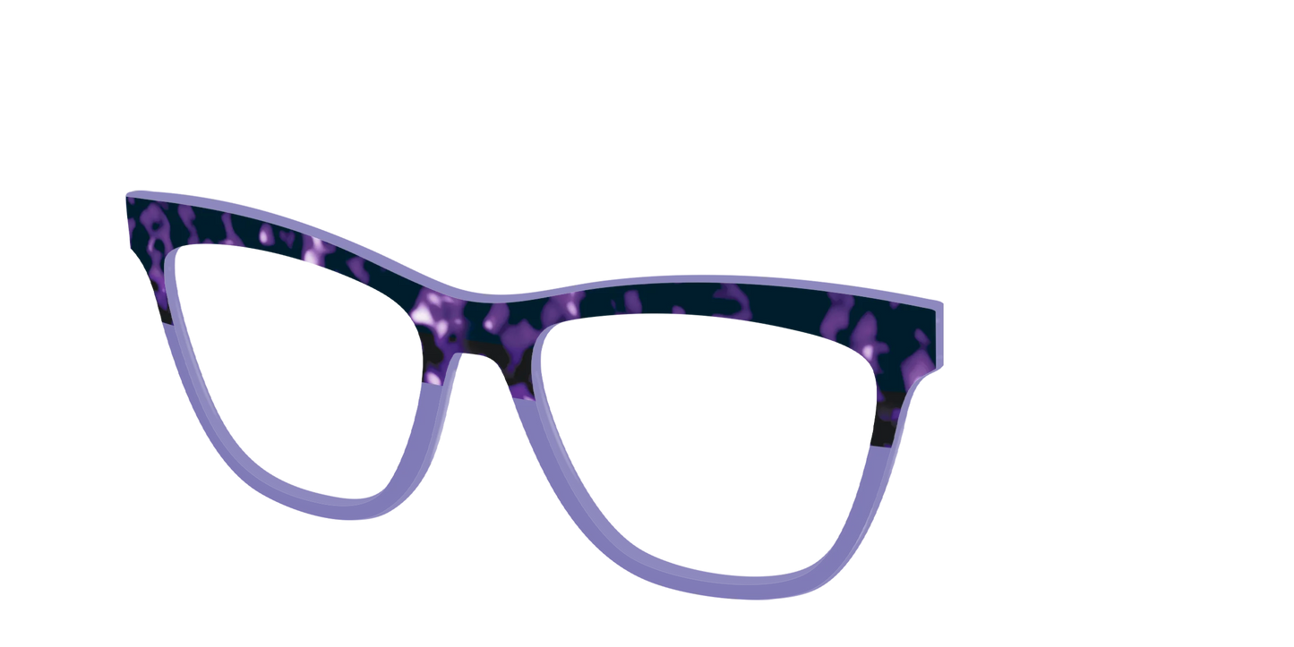 The Iris Tortoise Crystal Split