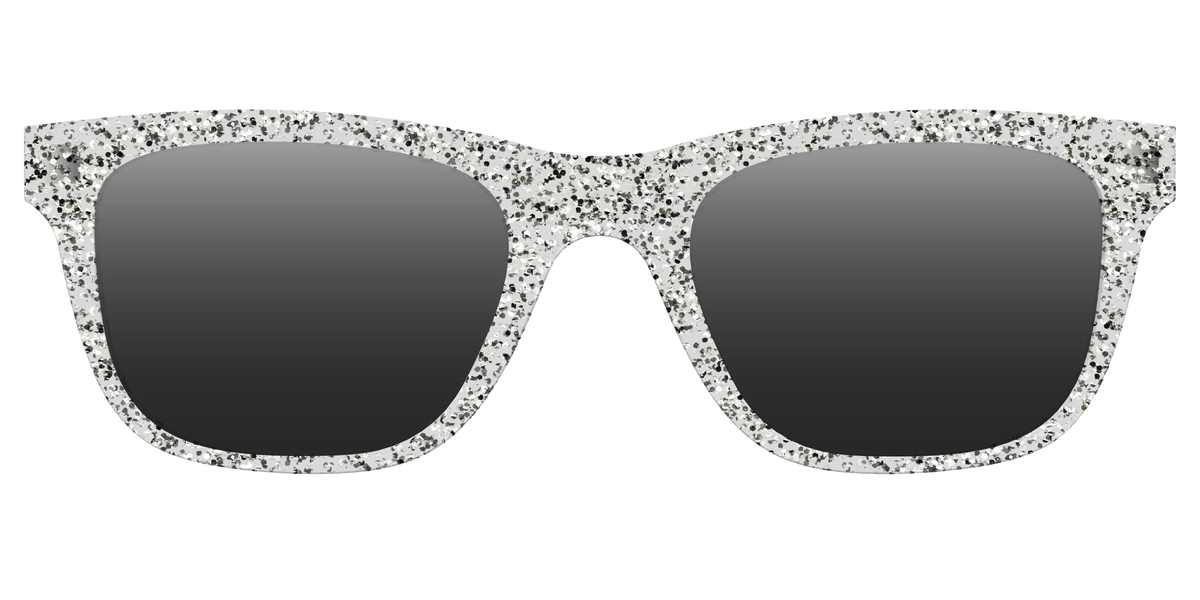 The Polarized Silver Sparkle Sun Top