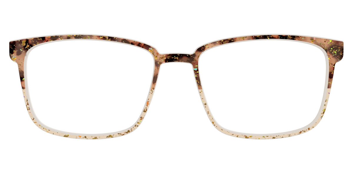 The Khaki Tortoise Crystal Split with Gold Flakes