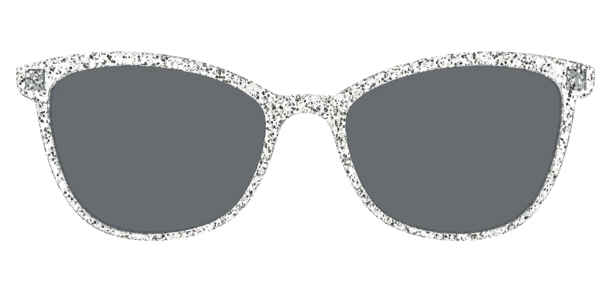 The Polarized Silver Sparkle Sun Top