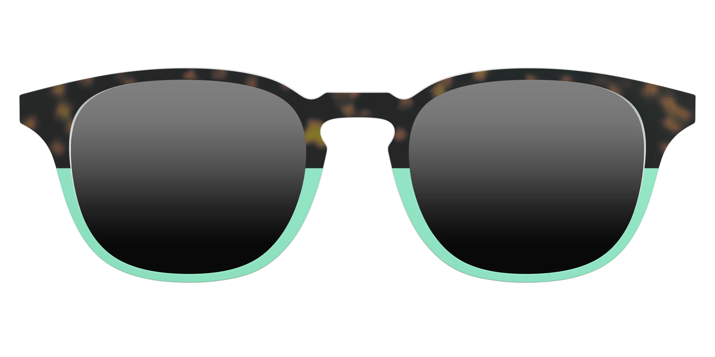 The Polarized Matcha Split Sun Top