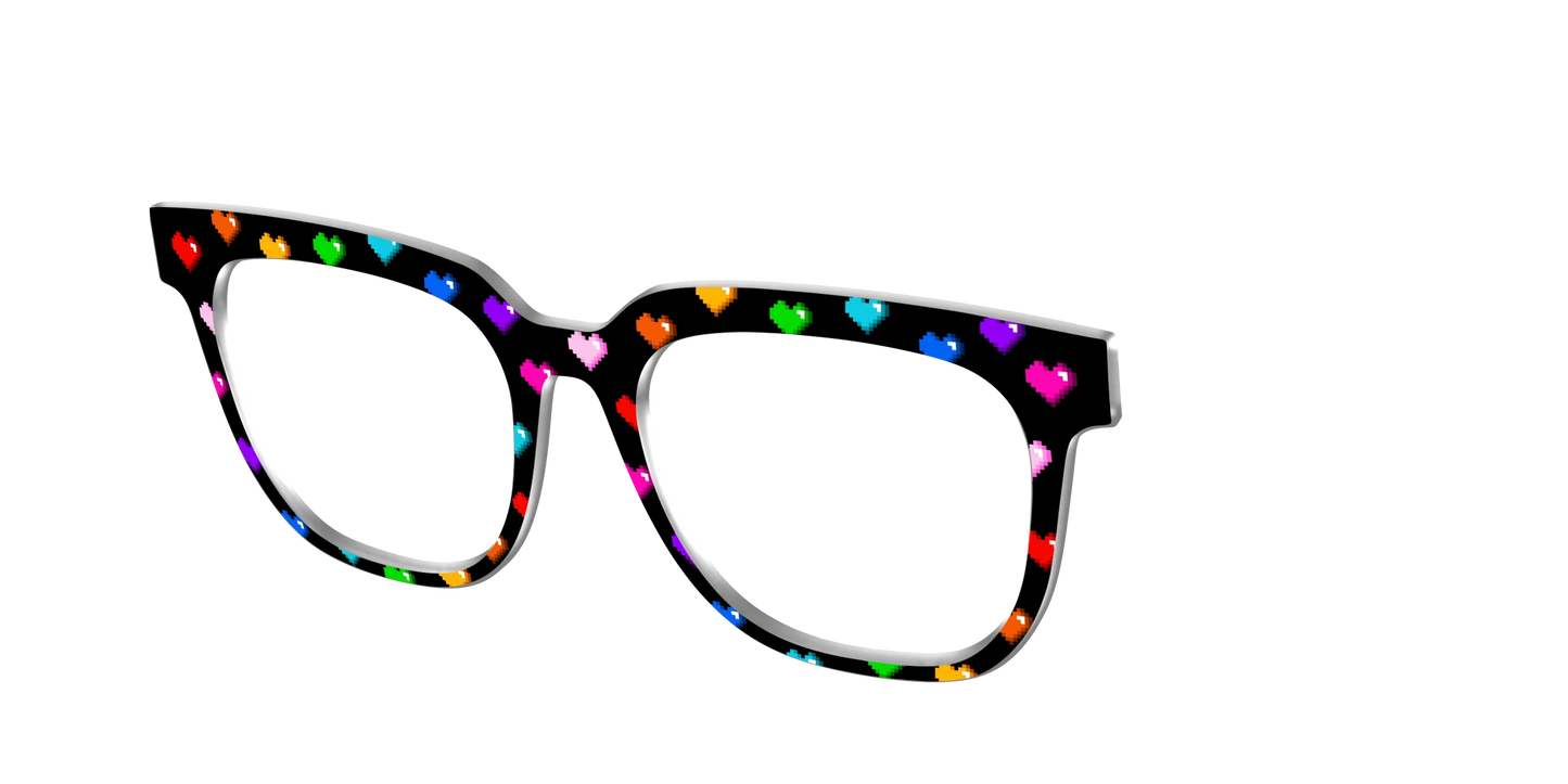 The 8-Bit Rainbow Hearts