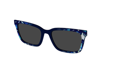 The Polarized Indigo Tortoise Sun Top