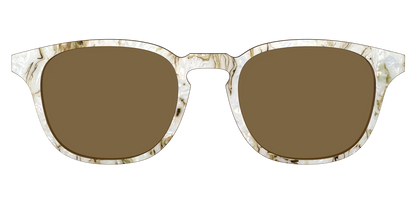 The Polarized Ivory Sand Pearl Shell Sun Top